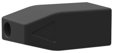 OHBS3 maniglia nera, lunghezza 39 mm, profondità 18 mm