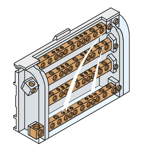 Ripartitore modulare 4P 160A