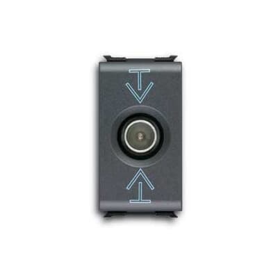 Prese TV Loop-through socket Anthracite - Elos