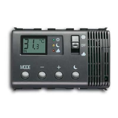Termostati e Cronotermostati Heater 1gang Button Nero - Elos