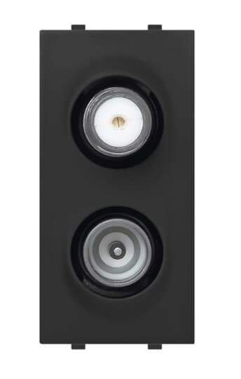 Prese TV End socket Nero - Mylos