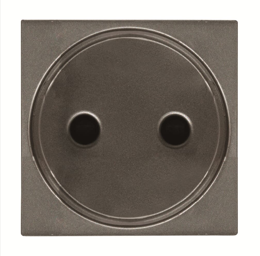 Presa EURO plug Without imprint Antracite - Zenit