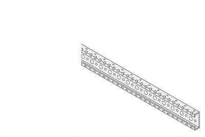 N.2 traverse in lamiera zincata L=588mm