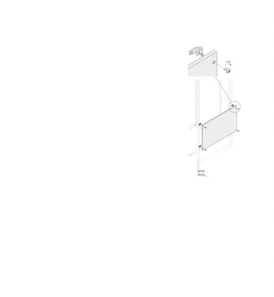 Pannello cieco piano H=300mm L=800mm