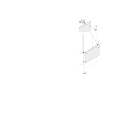 Pannello cieco piano H=400mm L=600mm