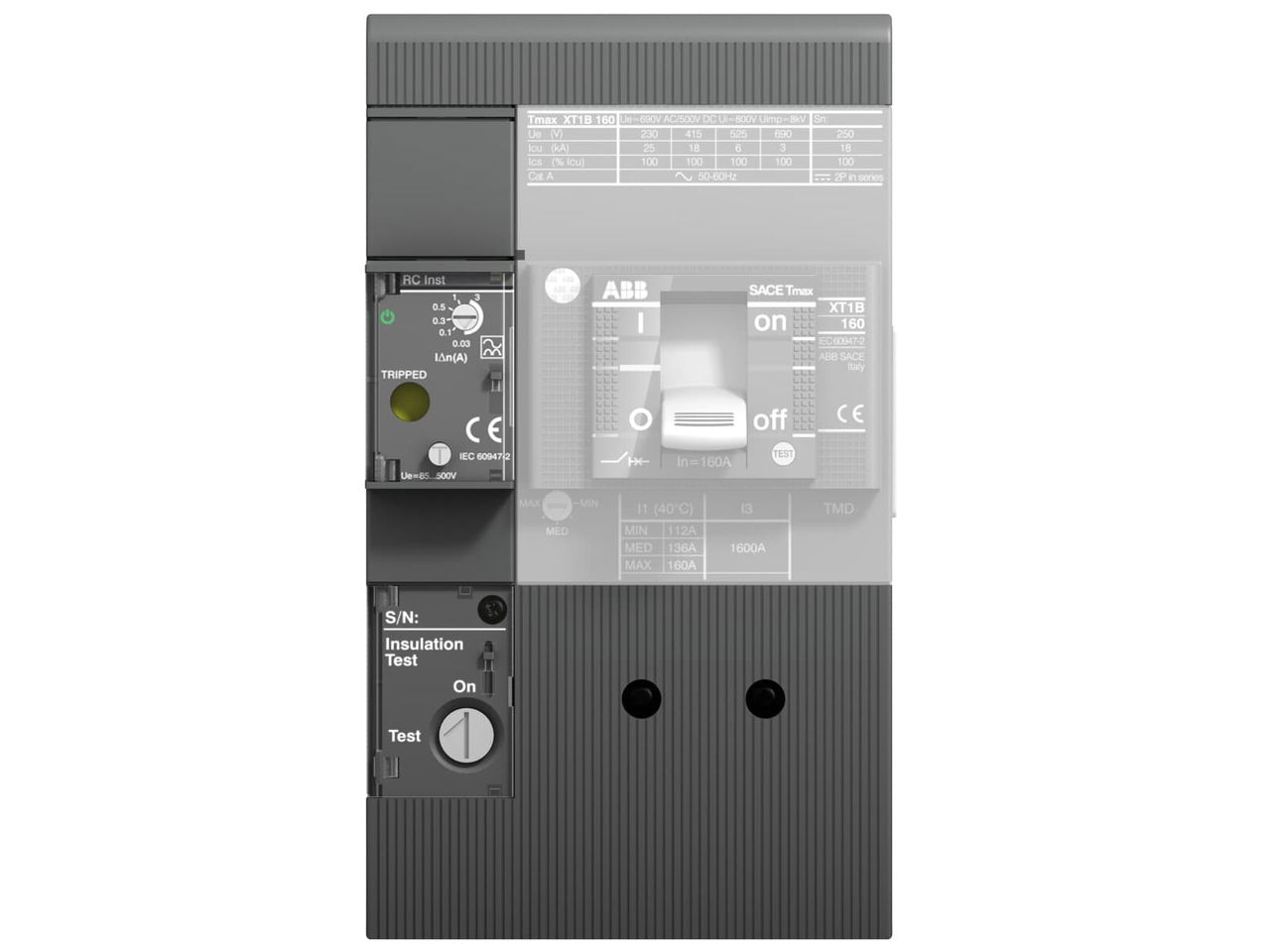 RC Inst HV 85...690Vac XT1 4p F
