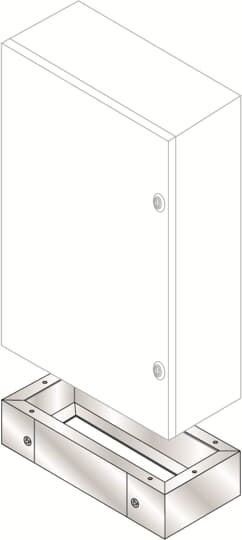 ZOCCOLO 800x300x100 LXPXH-INOX