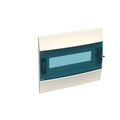 Incasso IP41 muratura  MISTRAL41F accessories, Flush mounting, 12 modules, 1 row(s), IP41,  Door: Single, Transparent, Dimensions: 107.000 mm x 320.000 mm x 250.000 mm