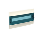 Incasso IP41 muratura  MISTRAL41F accessories, Flush mounting, 18 modules, 1 row(s), IP41,  Door: Single, Transparent, Dimensions: 107.000 mm x 430.000 mm x 250.000 mm