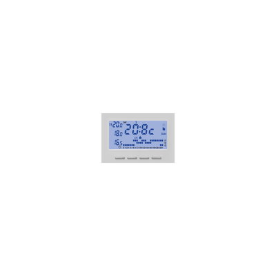 Electronic s/w timed thermostat 3M white Bianco - Mylos