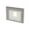 SUPPORTO PARETE BIANCO MON 10'', white