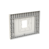 SUPPORTO PARETE BIANCO MON 10'', white