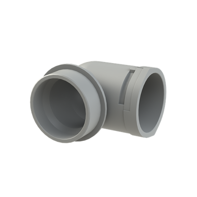 CONDUIT FTNG 90D M63 NW48 IP66 GRY