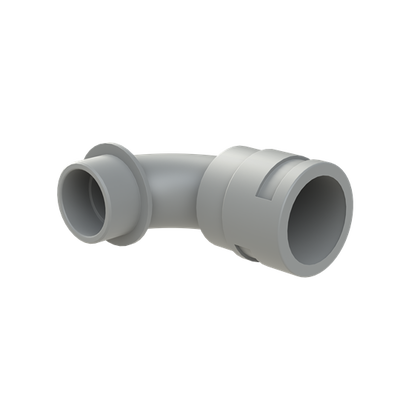 COND FTNG 90DCURV M40 NW36 IP66 GRY