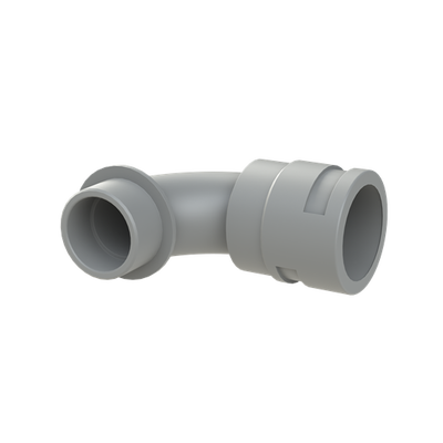 COND FTNG 90DCURV M40 NW36 IP66 GRY