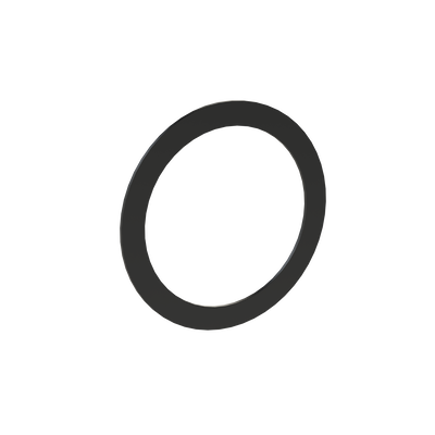 TPE THREAD SEAL WASHER PG48 BLACK