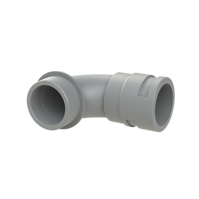 COND FTNG 90DCURV M50 NW36 IP66 GRY
