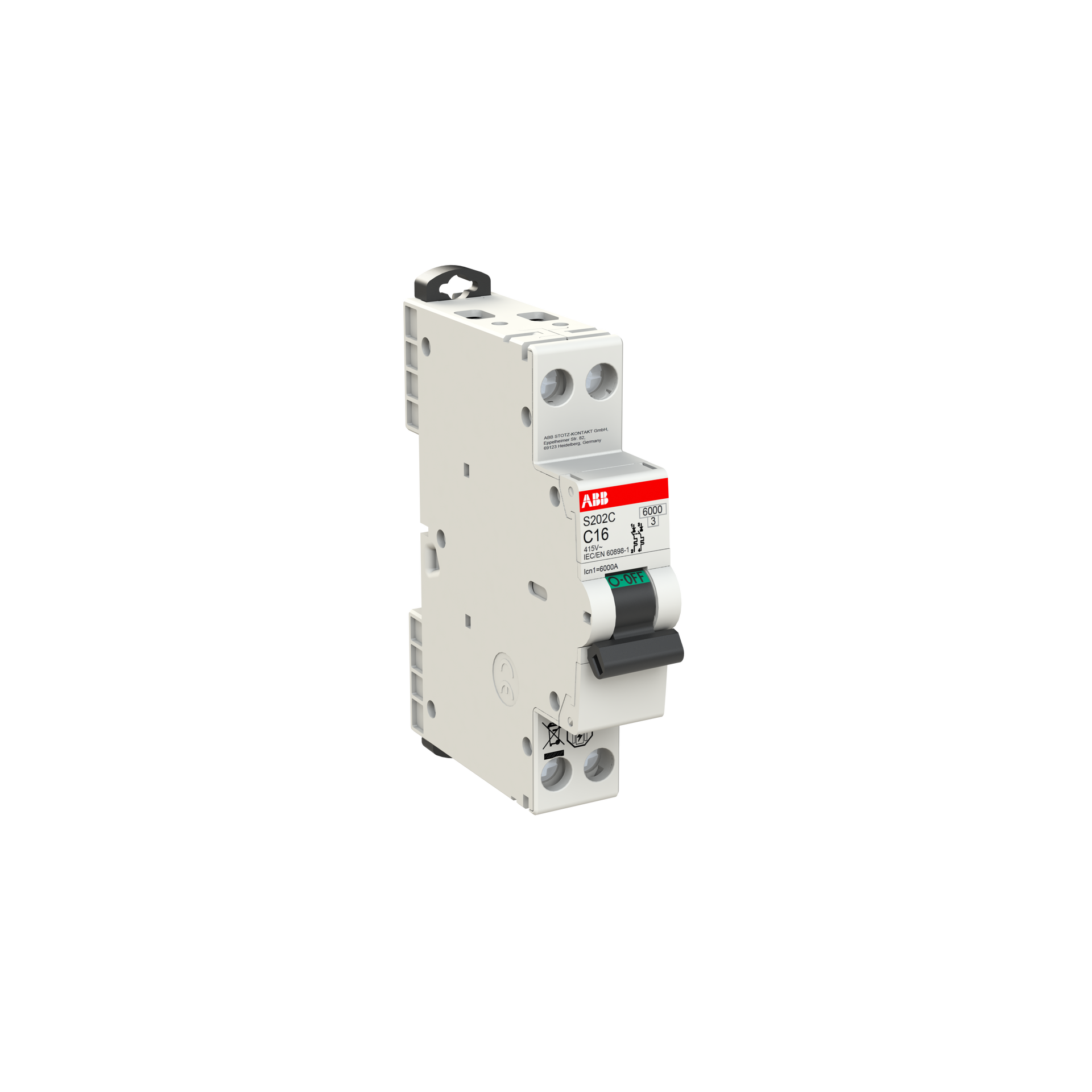Miniature circuit breaker - S200CL - 2P - 6 A - C - (230 V) 4.5 kA – Immagine 2 di 3