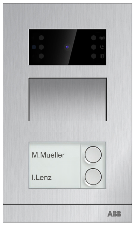 IP Mini Video Outdoor Station FM, 2 button(s)