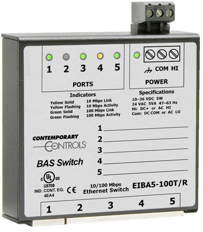EIBAS-100T/R Ethernet Switch