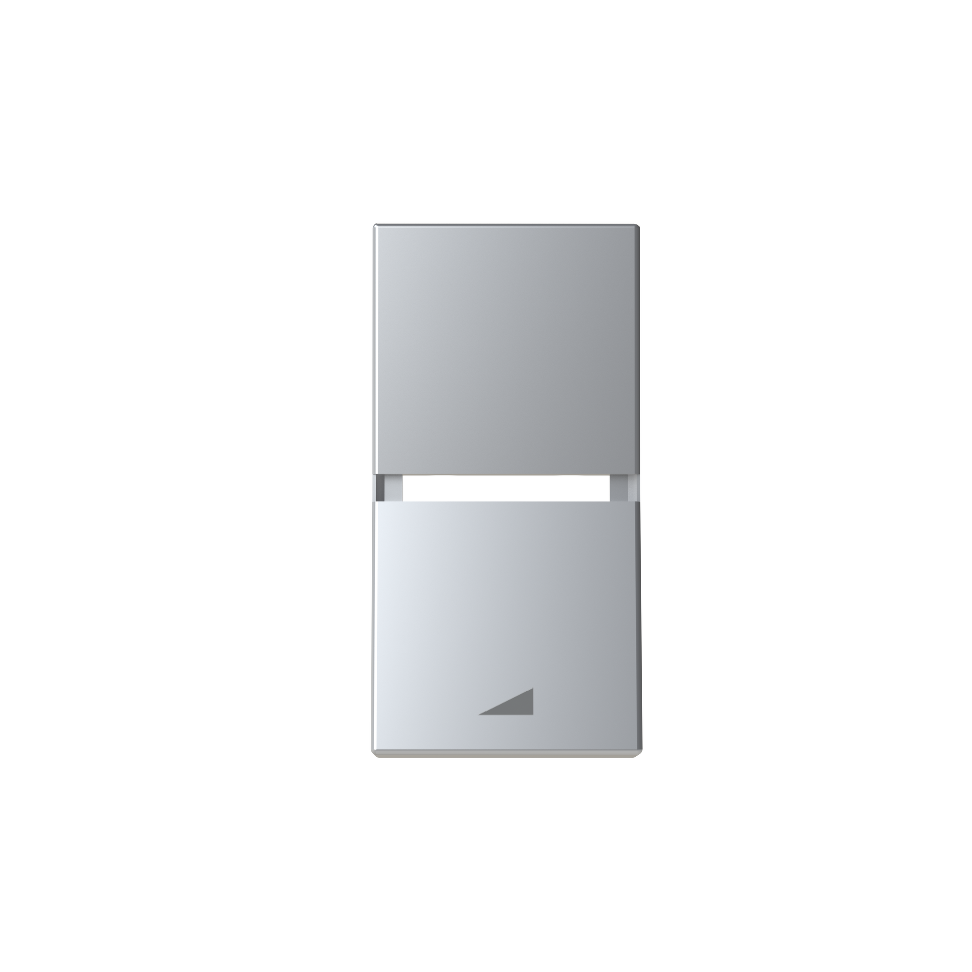 Tasto Dimmer symbol for Dimmer, One-part rocker Argento - Zenit – Immagine 2 di 3