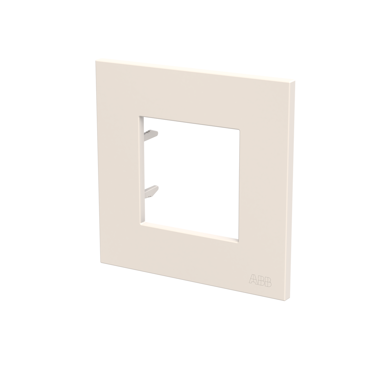 Placca quadra 2 moduli 1-gang Bianco - Zenit – Immagine 3 di 3