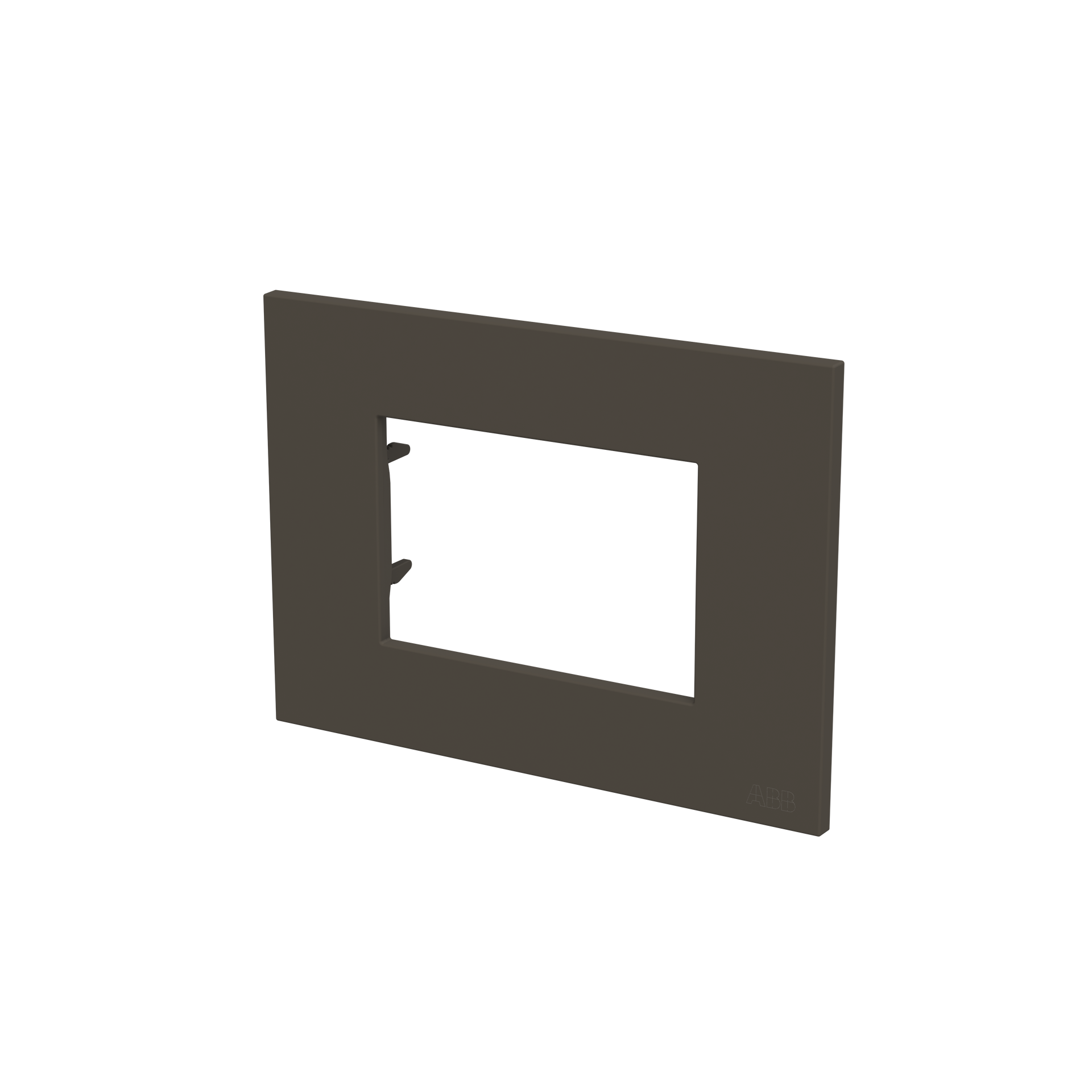 Placca 3 moduli 1-gang Antracite - Zenit – Immagine 3 di 3