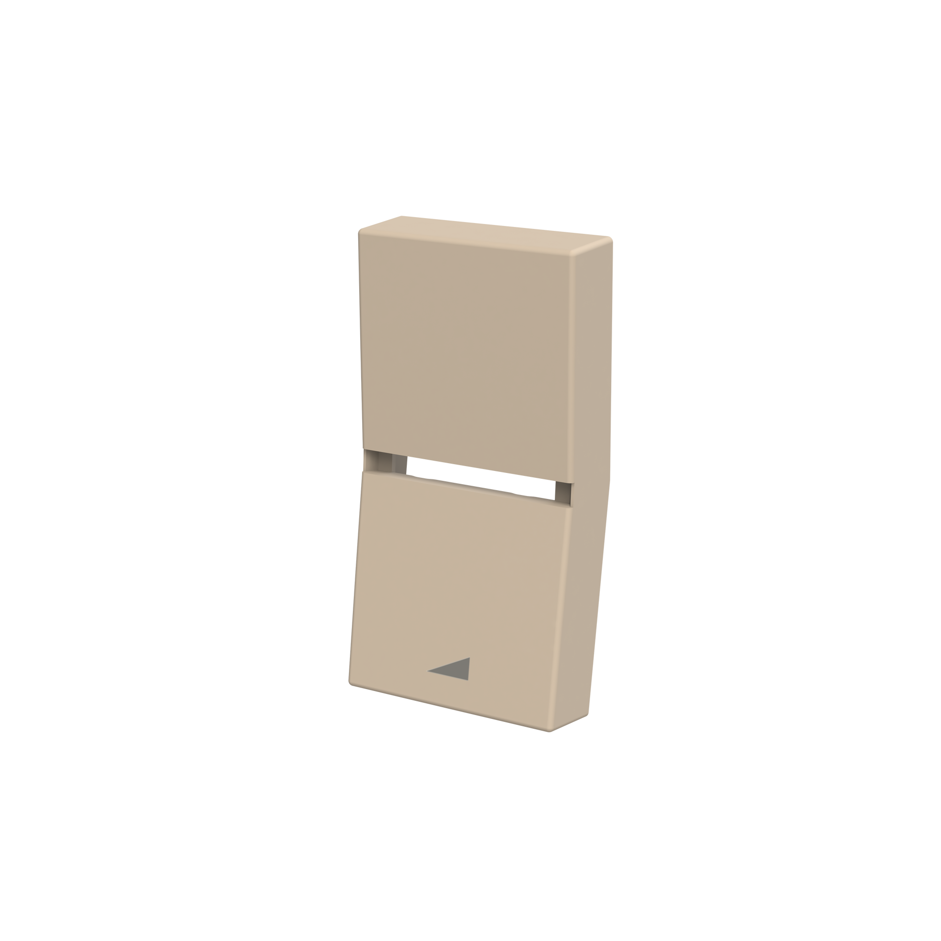 Tasto Dimmer symbol for Dimmer, One-part rocker Champagne - Zenit – Immagine 3 di 3