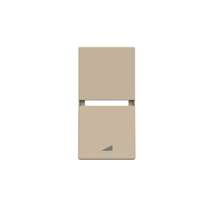 Tasto Dimmer symbol for Dimmer, One-part rocker Champagne - Zenit