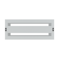 Slotted cover, Rows: 2, 300 mm x 728 mm x 230 mm, IP2XC