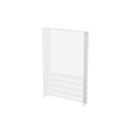Internal form of segregation form 2b, 600 mm x 600 mm x 230 mm