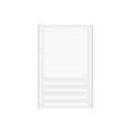 Internal form of segregation form 2b, 600 mm x 600 mm x 230 mm