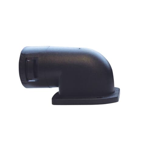 90D FL PA66 FITTING 54MM-BL