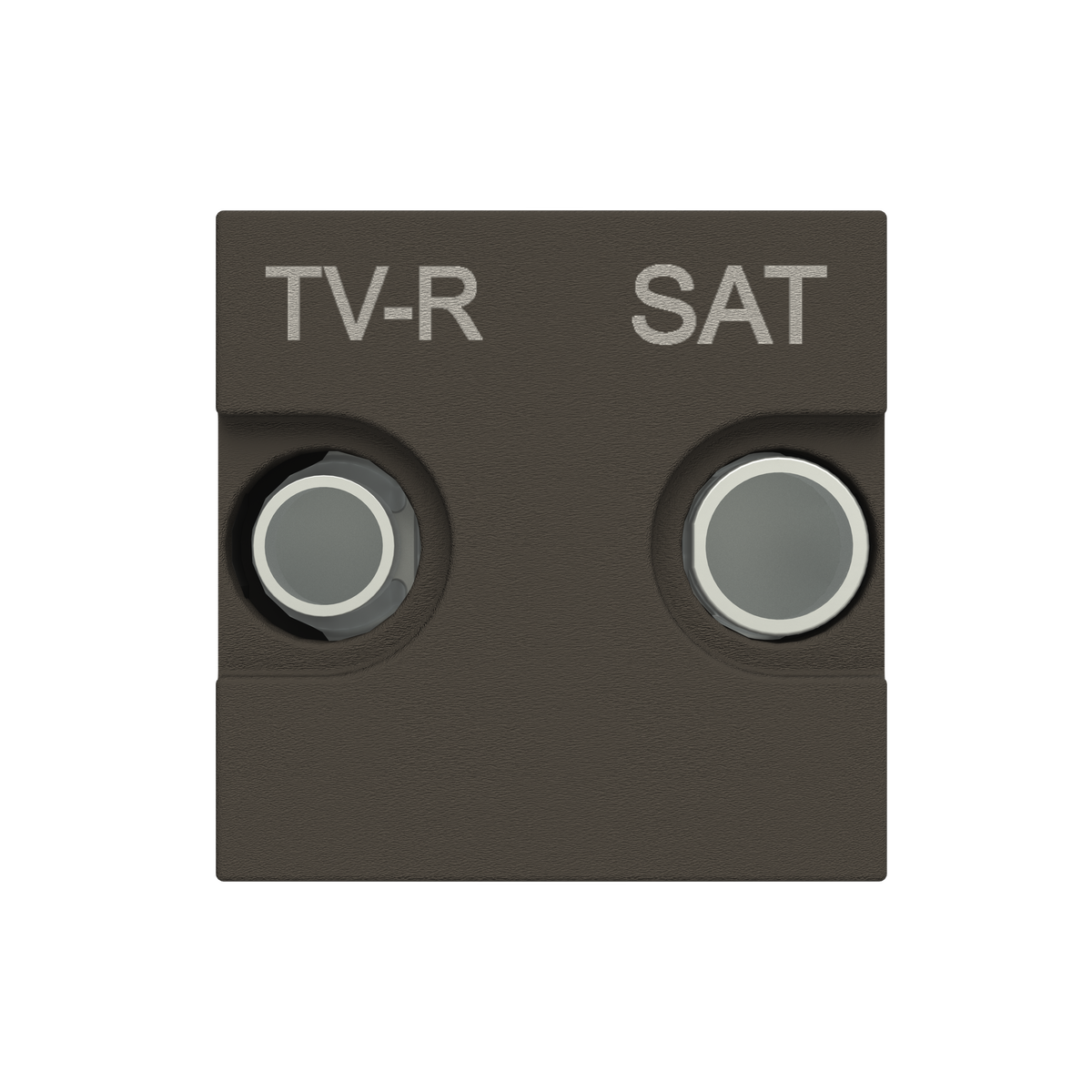 Presa TV Sat 2 gang Antracite - Zenit – Immagine 2 di 3