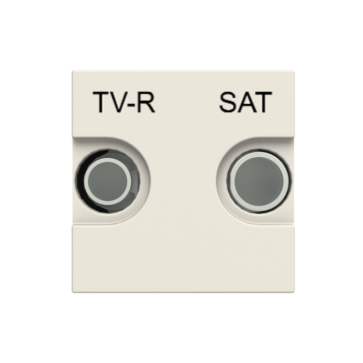 Presa TV Sat 2 gang Bianco - Zenit – Immagine 2 di 3
