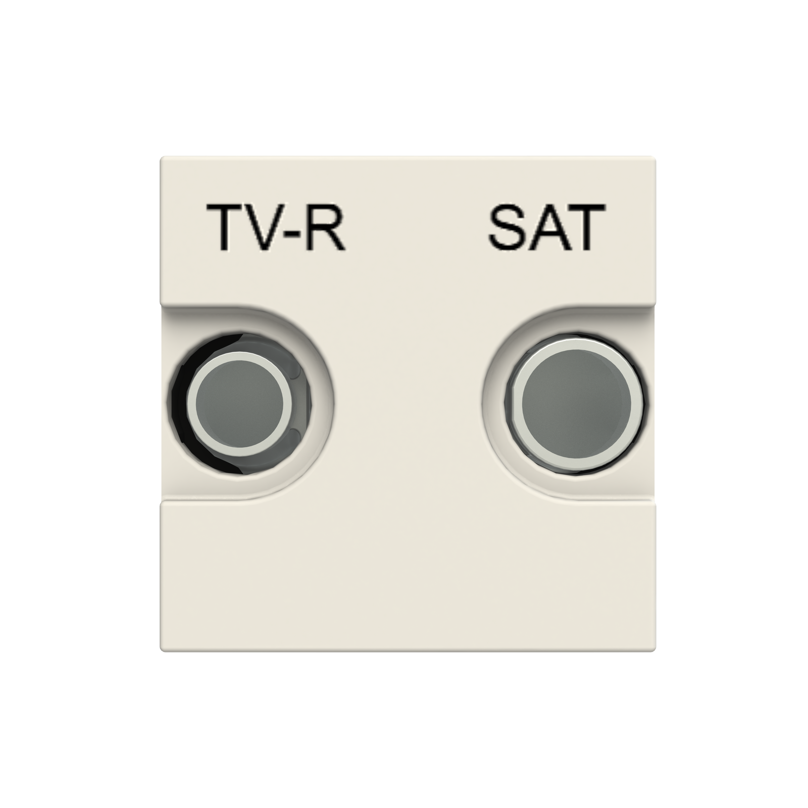 Presa TV Sat 2 gang Bianco - Zenit – Immagine 2 di 3