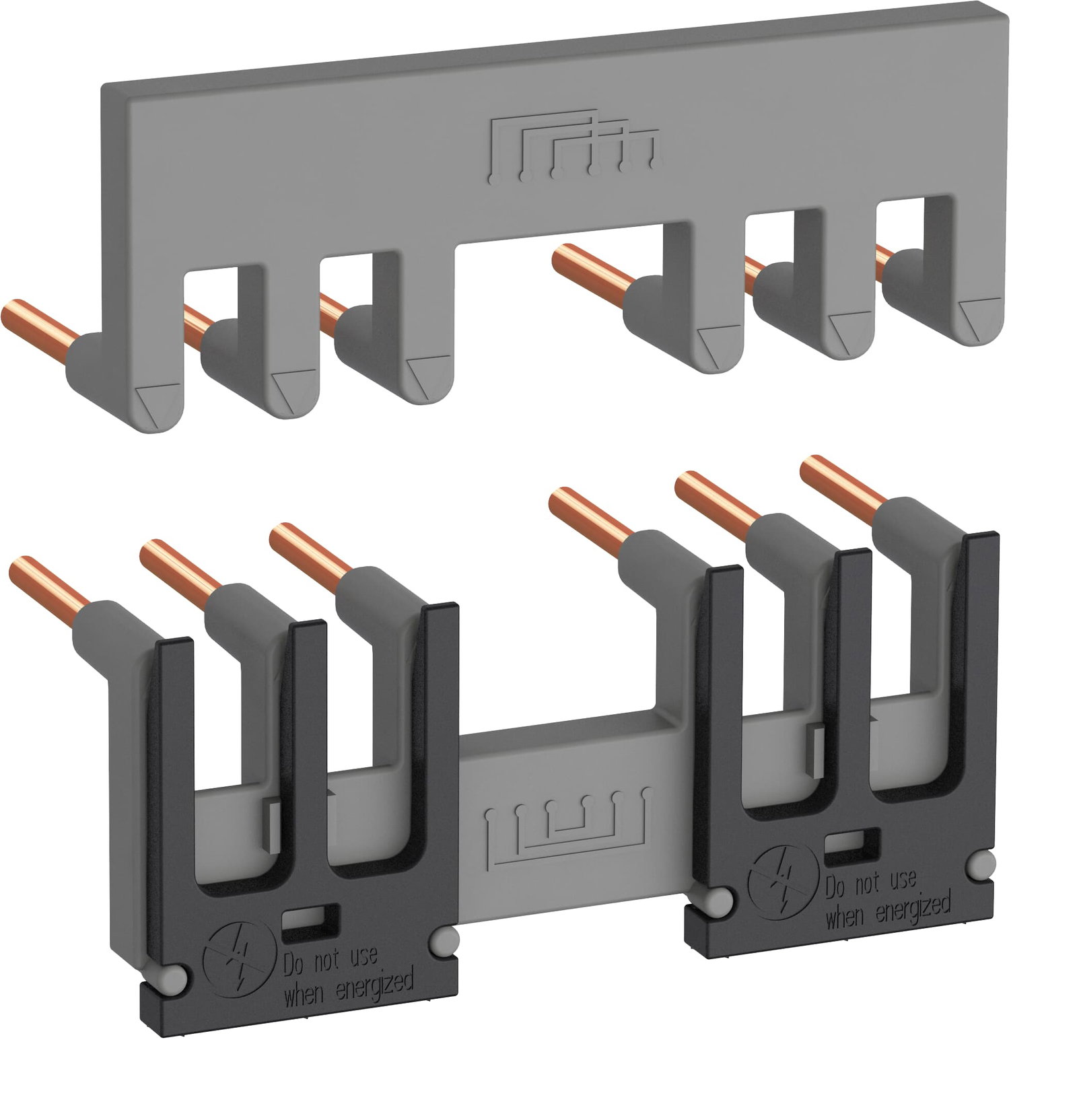 BER16-4K Kit di collegamento per contattori-invertitori push-in