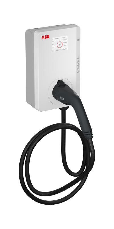 TAC-W7-G5-RD-MC-0 Terra AC wallbox type 2, cable 5m, 1-phase/32 A, MID certified, with RFID, display and 4G