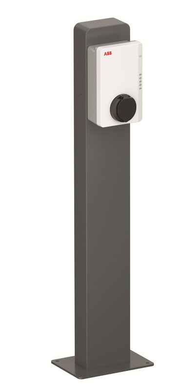 TAC pedestal single-wallbox Free-standing metal pedestal for 1 Terra AC charger