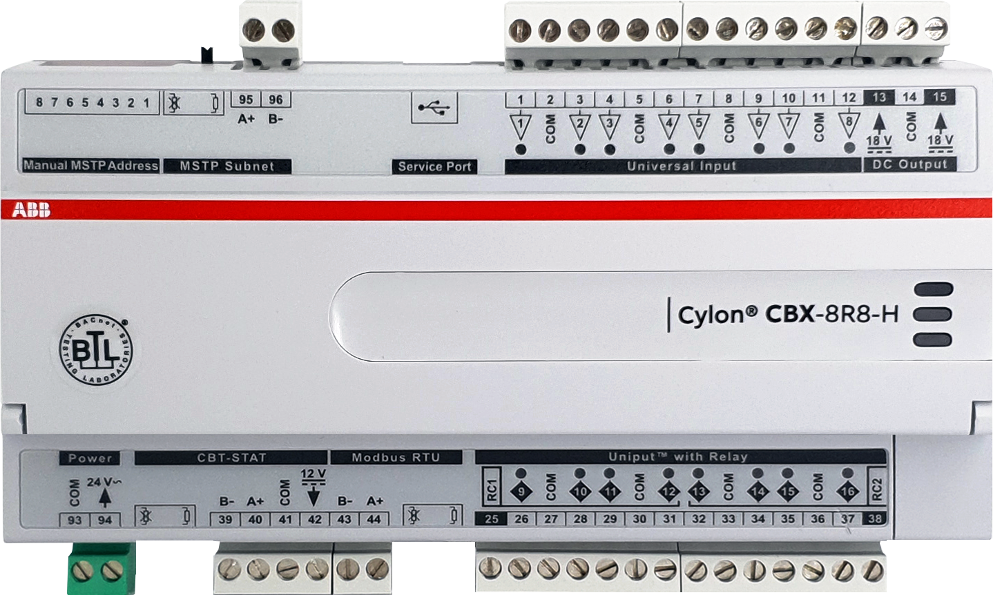 CBX-8R8-H B-AAC+HOA: 16 I/O 4 Modbus Devices (40 Modbus Points) – Immagine 2 di 6