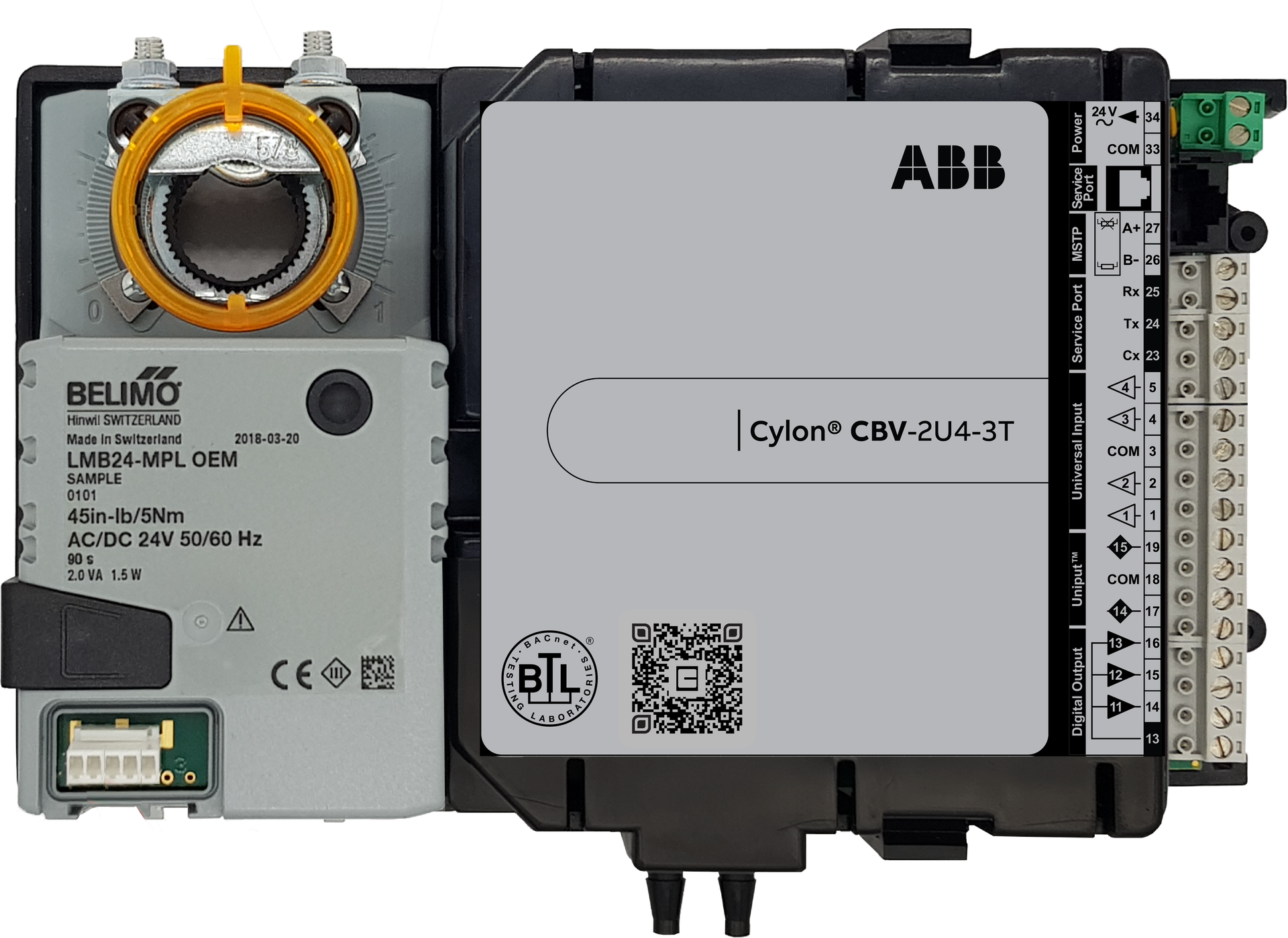CBV-2U4-3T-SI B-AAC VAV incl act (SI)