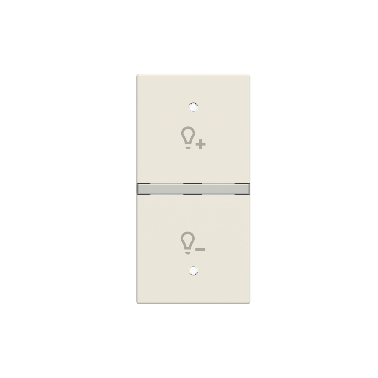 Tasto Symbol "light" for Dimmer Two-part rocker Bianco - Zenit