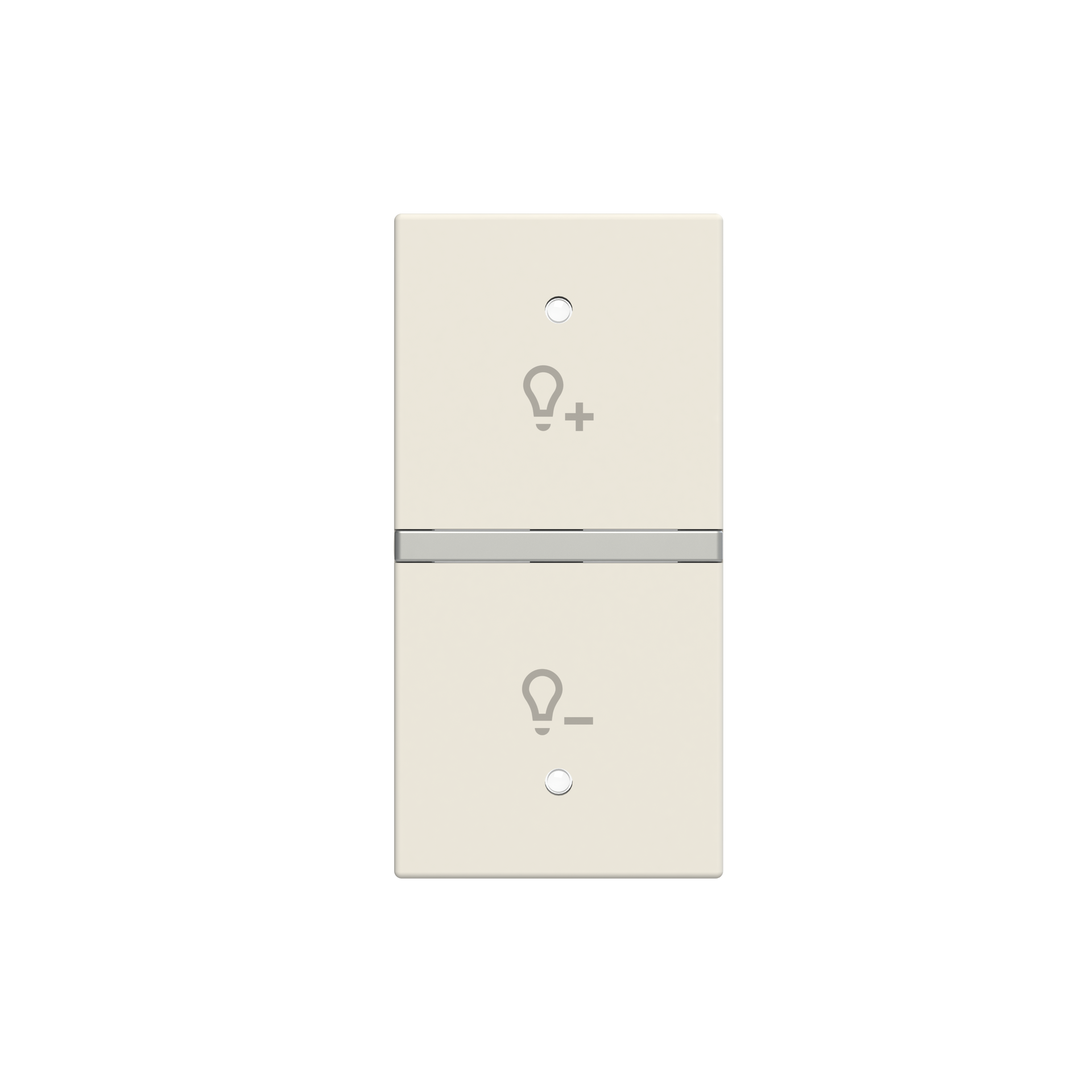 Tasto Symbol "light" for Dimmer Two-part rocker Bianco - Zenit