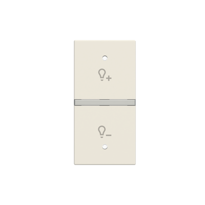 Tasto Symbol "light" for Dimmer Two-part rocker Bianco - Zenit