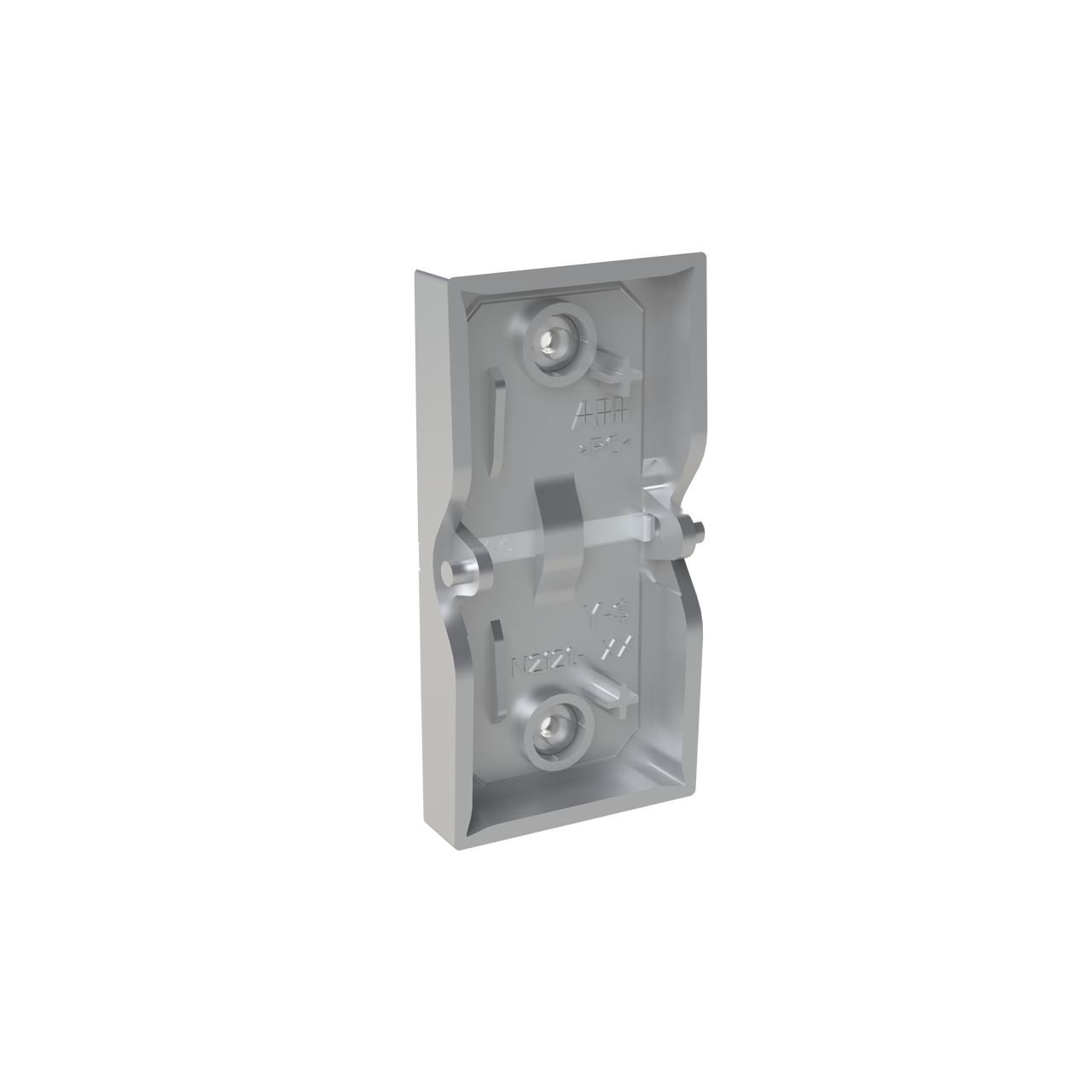 Tasto Symbol "light" for Dimmer Two-part rocker Argento - Zenit – Immagine 2 di 3