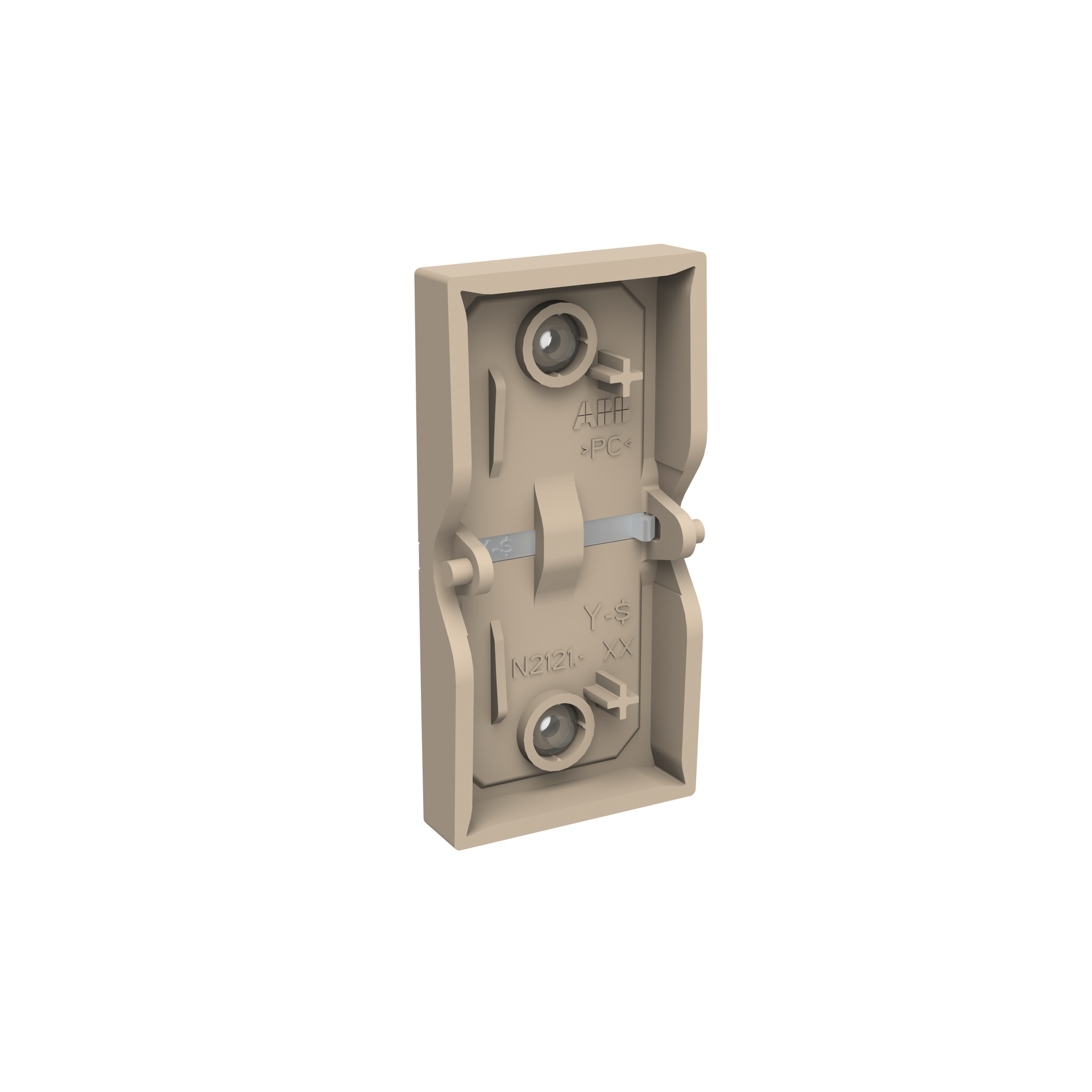 Tasto Symbol "light" for Dimmer Two-part rocker Champagne - Zenit – Immagine 2 di 3