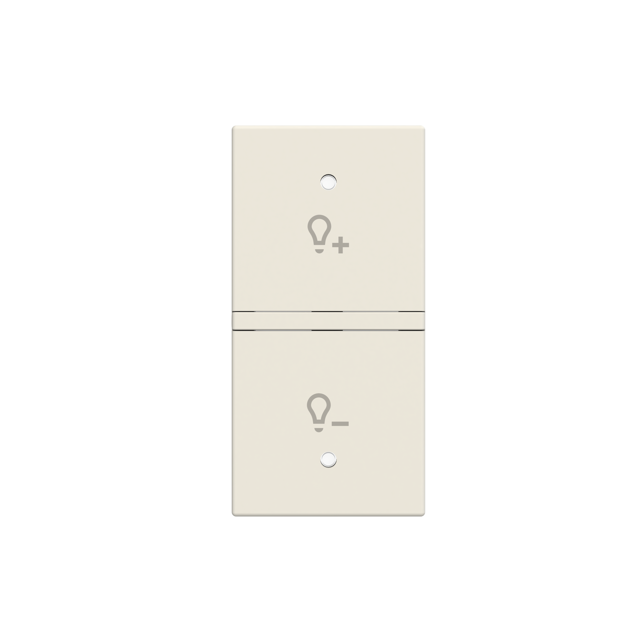 Tasto Symbol "light" for Dimmer Two-part rocker Bianco B - Zenit