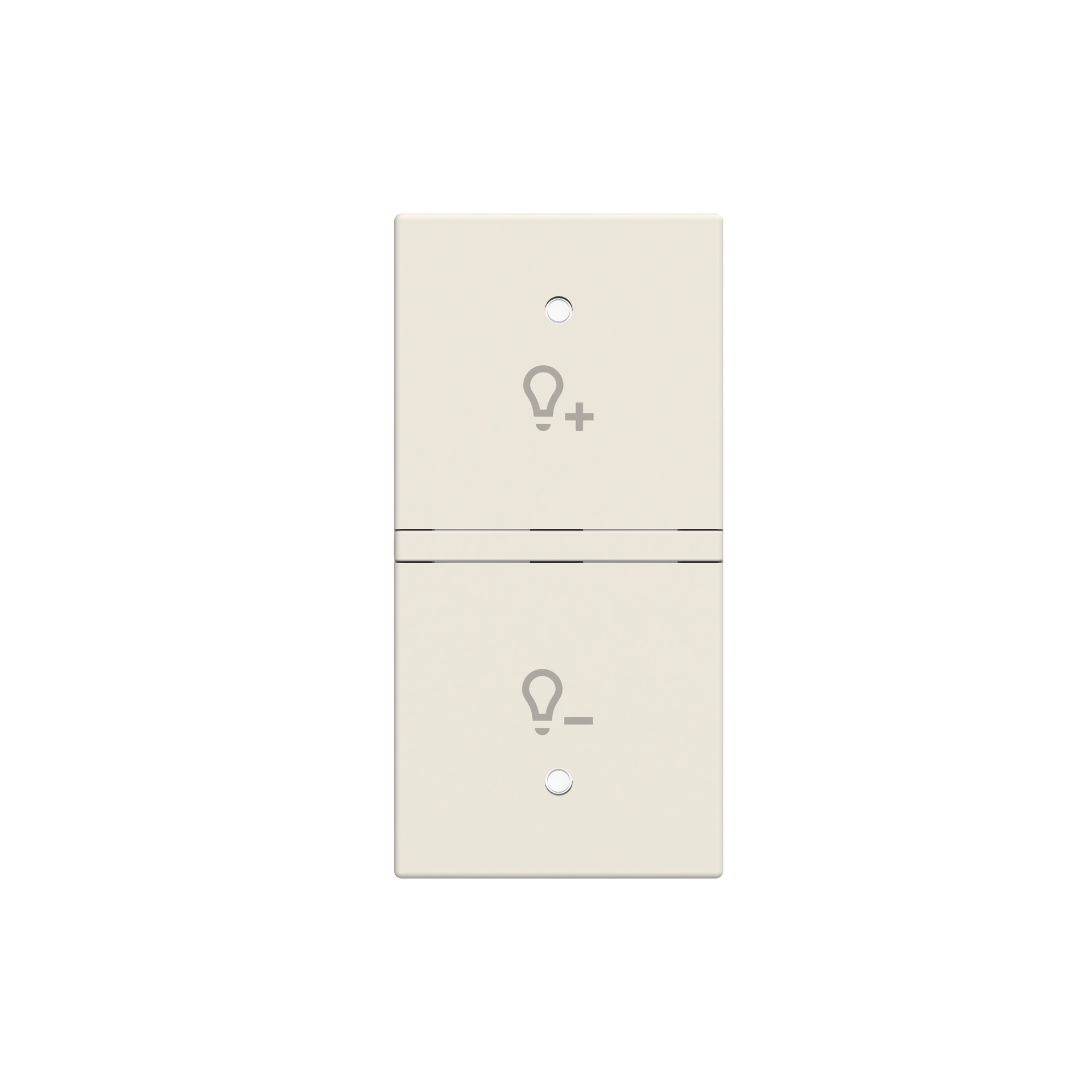 Tasto Symbol "light" for Dimmer Two-part rocker Bianco B - Zenit