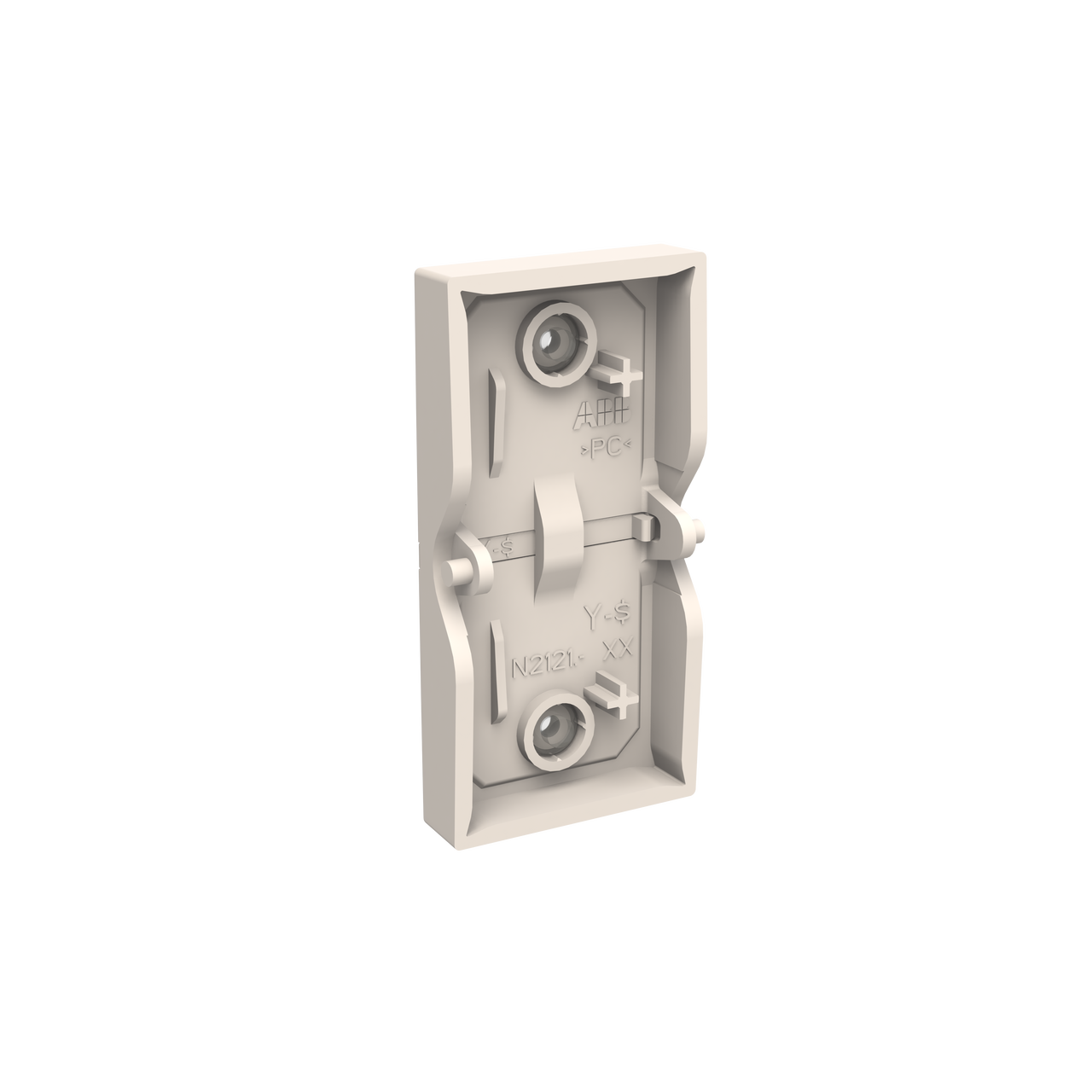 Tasto Symbol "light" for Dimmer Two-part rocker Bianco B - Zenit – Immagine 2 di 3