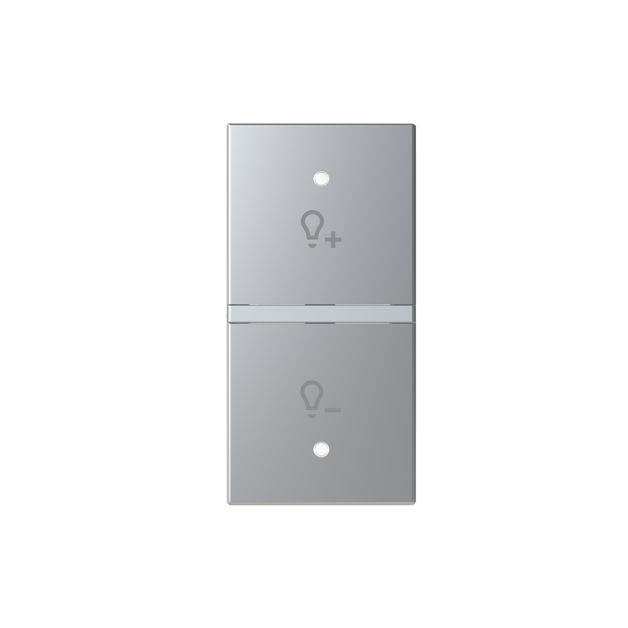 Tasto Symbol "light" for Dimmer Two-part rocker Argento - Zenit